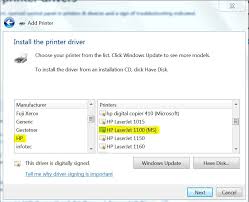 All drivers available for download have been scanned by antivirus program. Can Not Add Hp Laserjet 1100 Printer On Windows 10 Laptop