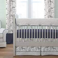 Related posts unique modern baby bedding. Navy And Gray Woodland Crib Bedding By Carousel Designs Navy Crib Bedding Woodland Crib Bedding Crib Bedding