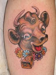 25 Cool Cow Tattoo Ideas Cow Tattoo Little Elephant Tattoos Bull Tattoos