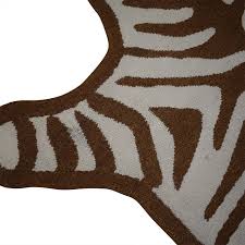zebra peruvian flat weave rug