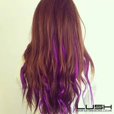 If you're looking to dye your hair purple, we've scoured instagram for every shade of lilac imaginable. Pin By Cheyenne Stamps On Crazy Colorful Hair Purple Brown Hair Hair Highlights Dip Dye Hair