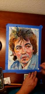 "A Better World" , A song in tribute to John Prine set to the tune of  "That's the Way That the World Goes Round" , and a time-lapse of the new  watercolor portrait I painted of him. , ...