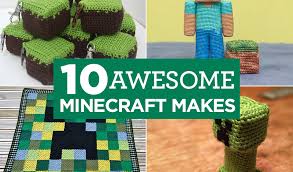 Have fun recreating the pixelated world of minecraft with these. 10 Awesome Minecraft Makes Top Crochet Patterns