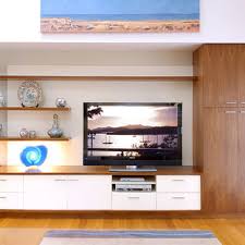 Find corner tv console with fireplace. Entertainment Unit Floating Shelves Houzz