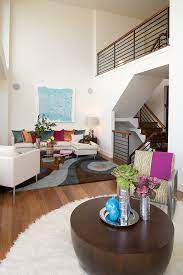 Living Room Stairs Houzz