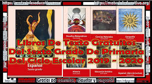 Libro de atlas 6 grado es uno de los libros de ccc revisados aquí. Libros De Texto Gratuitos Del Sexto Grado De Primaria Del Ciclo Escolar 2019 2020 Material Educativo