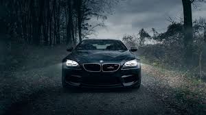1920x1080 Wallpaper Bmw M6 Dunkler Ritter Schwarz Wald Nebel Frontstossstange Car Photography 1920x1080 Bmw Car D Bmw Black Bmw M6 Bmw Wallpapers