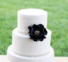 Black And Gold Open Rose Sugar Flower Wedding Cake Topper Etsy Sugar Flower Wedding Cake Wedding Cakes With Flowers Unique Cake Toppers
