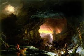 The Voyage Of Life Manhood Stages Of Human Life Painting By Thomas Cole Repro Landscape Paintings American Painting Landscape Artist