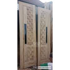 Jual kusen pintu jepara terlengkap desain ukir ukiran, minimalis, mewah, klasik terbaru kayu jati & mahogany pilihan grade a perhutani bisa custom model single double 2 daun kupu tarung untuk pintu utama depan serta kamar tidur gratis biaya pengiriman seluruh indonesia Pintu Jati Minimalis Kupu Tarung Unfinish Shopee Indonesia