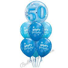 Check spelling or type a new query. 50th Birthday Blue Starburst Bubble Balloon Bouquet