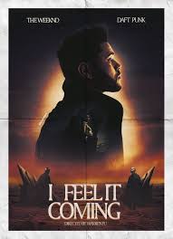 The Weeknd I Feel It Coming Ft Daft Punk The Weeknd I Feel It Coming Feat Daft Punk Poster Sunset Version The Weeknd Poster The Weeknd Daft Punk