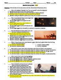 To know all sorts of cinematic trivia, from the name of the character to the actor or actress playing a role in a particular movie, can be rather interesting. Macbeth Film 2015 20 Question Multiple Choice Quiz By Bradley Thompson