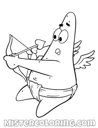 Spongebob Squarepants Coloring Pages For Kids Mister Coloring Star Coloring Pages Spongebob Coloring Valentine Coloring Pages