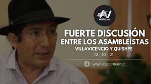 Un fuerte cruce de palabras tuvieron los asambleístas Fernando  Villavicencio y Salvador Quishpe, durante un debate del medio Democracia  Tv. El tema central era los #PandoraPapers pero el asambleísta ...
