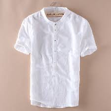 Мъжки памучни ризи с къс ръкав в пет цвята. - Badu.bg