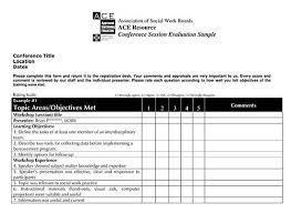 Maybe you would like to learn more about one of these? Free Workshop Evaluation Forms Word Pdf