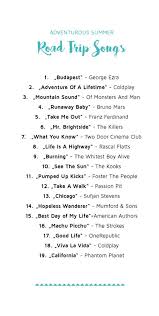 Die Playlist Fur Deinen Nachsten Road Trip Some Of These Are Actually Ok Repinning Just Because