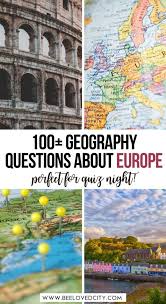 Are you excited to play trivia games? European Geography Quiz 114 Fun Questions Answers Beeloved City