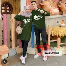 Maybe you would like to learn more about one of these? Baju Couple Pasangan Prewedding Muslimah Pria Dan Wanita Kaos Kembaran Hubby Dan Wife Shopee Indonesia