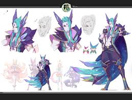 Artstation Lol Star Guardian Light And Shadow Vk Wenqi Owo In 2021 Xayah And Rakan League Of Legends Lol League Of Legends