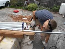 If you have true, solid, forged wrought iron, however, you should. How To Make And Install Metal Railing Deck Railing Conduit Railing Youtube
