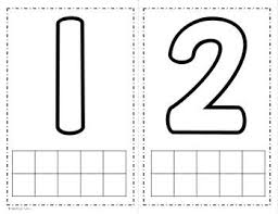 Number 1 10 Playdough Mats Numbers Preschool Kindergarten Math Playdough Numbers Kindergarten