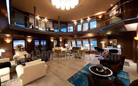 Spacious Salon Luxury Yacht Interior Yacht Interior Yacht Interior Design