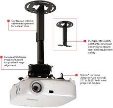 Hanging a projector from ceiling. Peerless Prs Exb Height Adjustable Projector Up To 25 Lbs Ceiling Or Wall Mount Prsexb