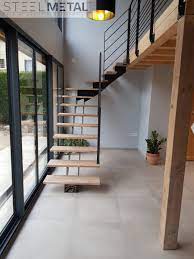 Maybe you would like to learn more about one of these? Escalier Quart Tournant En Metal Bois Fabrication Sur Mesure Steel Metal
