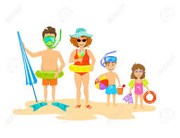 Check spelling or type a new query. Funny Happy Family On The Beach Isolated Vector Ilustration Royalty Free Cliparts Vectors And Stock Illustration Image 80929007