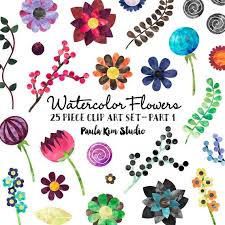 Free printable decorative floral letters, alphabet font, stencils, patterns, numbers, and clip art. 75 Off Sale Watercolor Flower Clipart Floral Clip Art Digital Scrapbook Flowers Commercial Use Digital Download Flower Clipart Clip Art Watercolor Flowers