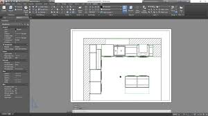 3d basic kitchen in autocad viewports