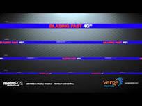 LED Ribbon Board Animation - Metro PCS Blazing Fast