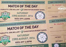 Vintage Football Ticket Wedding Invites Wed Fest Ticket Wedding Invitations Football Wedding Rugby Wedding