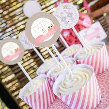Twin Bunny Baby Shower Cupcake Toppers And Cupcake Wrappers Baby Shower Cupcake Toppers Baby Shower Cupcakes For Girls Girl Baby Shower Party