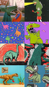 Dinosaurs Background Lockscreen Cartoon dinosaur illustrator background 01 vector. dinosaurs background