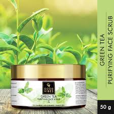 Green tea has a special ingredient called tannic acid, which calms down the irritation on the skin. Buy Good Vibes Purifying Face Scrub Green Tea 50 Gm Online Purplle