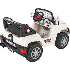 Pilsan Panther Akulu Araba 12 Volt Kumandali Kirli Beyaz 05 118