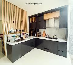 Harga kabinet dapur mahal sangat. 6 Inspirasi Desain Kabinet Dapur Rumah Minimalis Modern Cantik Banget Desainrumahpedia Com Inspirasi Desain Rumah Minimalis Modern