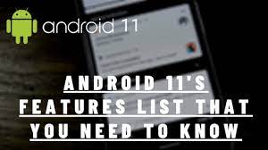Here's everything you need to know about it! Android 11 Features List Important Features That You Need To Know