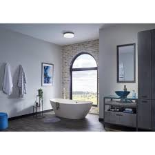 Buying the best kitchen exhaust fan comes down to more than just getting a good deal. Broan Nutone 110 Cfm Decorative Brushed Nickel Bathroom Exhaust Fan With Led Light Energy Star Aer110lbn The Home Depot Broan Bathroom Exhaust Fan Bathroom Fan