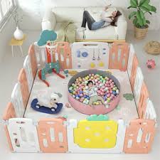 Compare Baby Fruit Theme Playpen For Toddler Crawling Children Safety Barrier Fence Kids Pool Balls Pit Ind Playground Toys Baby Indoor Playground Baby Playpen