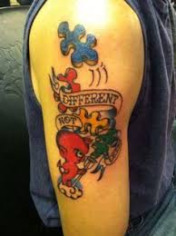Autism awareness tattoos take inspiration from the brightly colored and puzzled ribbon used as symbol of autism awareness generally. Autism Puzzle Tattoo Designs Tattoos On Body