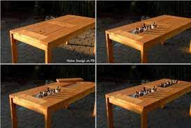Diy Patio Table With Built In Beer Wine Coolers Diy Patio Table Diy Patio Diy Table