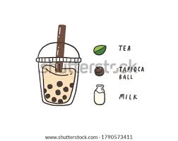 15 boba tea (tapioca bubble tea) stickers. Tea Drawing At Getdrawings Free Download