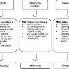 Correlation Between Self Determination Theory And Motivational Interviewing Adapted For Par Interventi Motivational Interviewing Self Determination Motivation