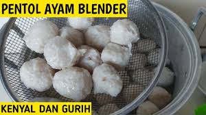 Misalnya cara menggunakan komputer, cara menyetrika pakaian, cara mencuci dengan mesin cuci, cara bermain game, dsb. Resep Pentol Ayam Blender Kenyal Dan Gurih Bakso Ayam Blender Youtube