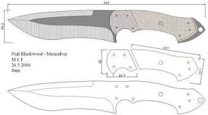 Solo tienen que imprimir las imágenes, las pegan sobre una plancha de acero; 0001 Imprimir Plantillas Cuchillos Fabricacion De Cuchillos Cuchillos Artesanales