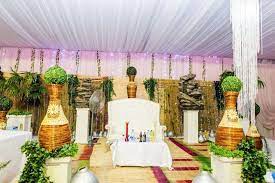 Nigerian Traditional Wedding Decor Forstylesake Traditional Wedding Decor Wedding Tent Decorations Burlap Wedding Decorations